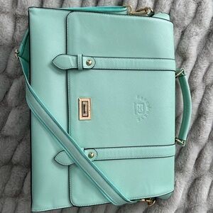 Mint Green Laptop Bag